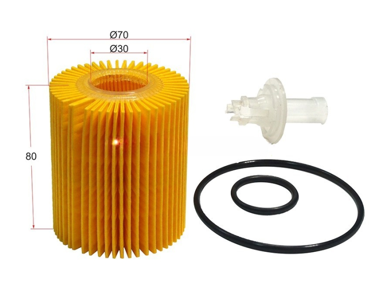 Фильтр масляный (картридж) TOYOTA AVENSIS,AURIS,LEXUS LS460 1-2TRFE, 3-4GRFE 06-, SAT ST-04152-YZZA5