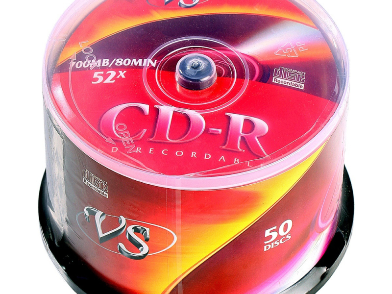 CD-R диск 700 Mb, VS, 52х, 50 дисков
