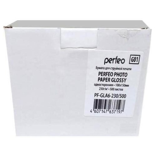Фотобумага 10х15 Perfeo 230 г/м2 глянцевая 500л (PF-GLA6-230/500)