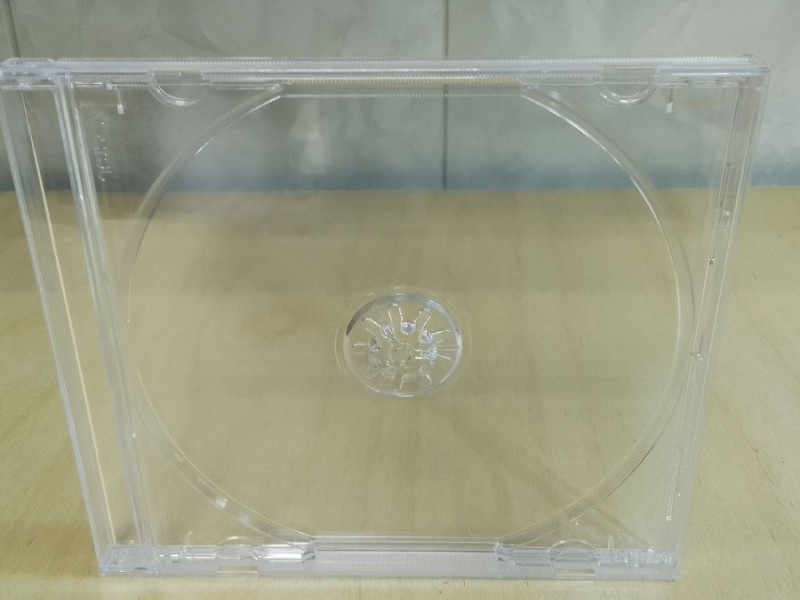 Коробка для компакт-диска JewelBox на 1 диск, прозрачная