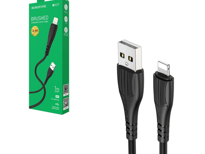 Кабель USB TYPE-C 1.0M BX37 Borofone, черный