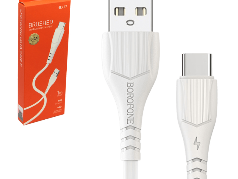 Кабель USB TYPE-C BOROFONE (BX37) 1.0M, белый