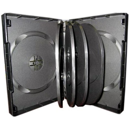 Футляр для DVD на 10 дисков, черный